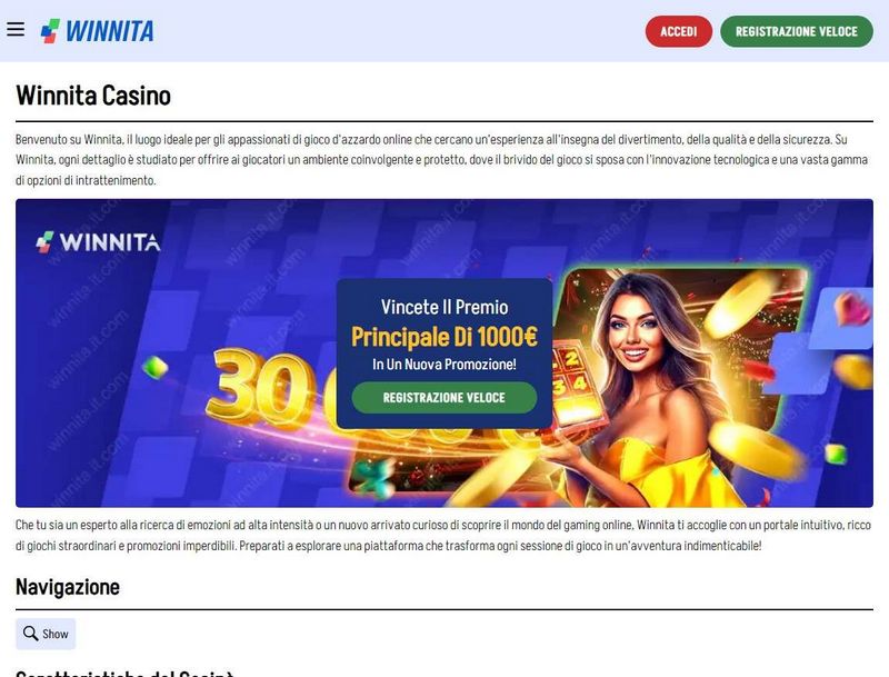 Recensione di Winnita Casino Recensione di Winnita Casino